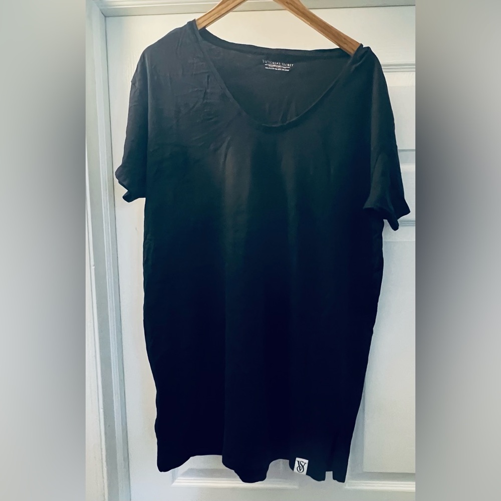 Victoria's Secret Black Sleep Shirt